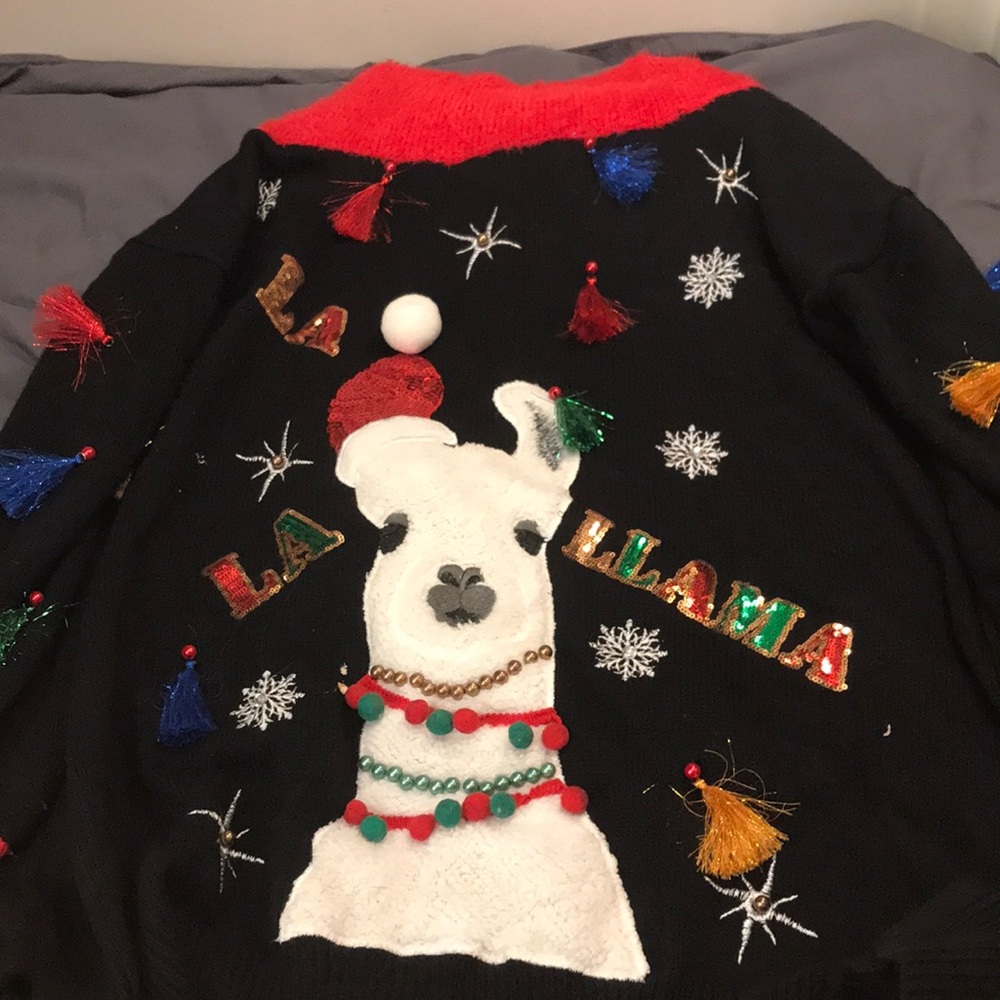 Lama ugly sweater